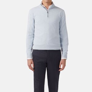 BOGGI Milano Quarter-Zip Knit Sweater L